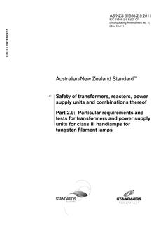 AS/NZS 61558.2.9 PDF