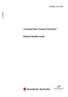 AS/NZS 3191:2003 PDF