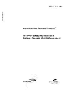 AS/NZS 5762:2005 PDF