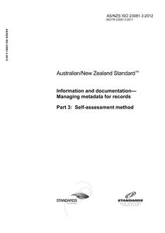 AS/NZS ISO 23081.3 PDF