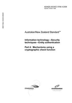 AS/NZS ISO/IEC 9798.4 PDF