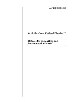 AS/NZS 3838:1998 PDF