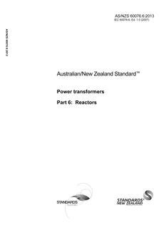 AS/NZS 60076.6 PDF