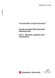 AS/NZS 1873.1 PDF