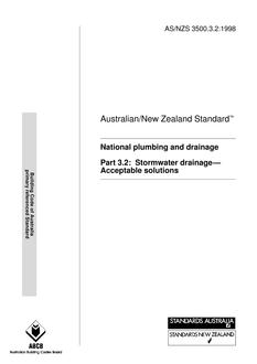 AS/NZS 3500.3.2:1998 PDF