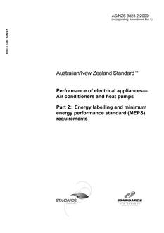 AS/NZS 3823.2:2009 PDF