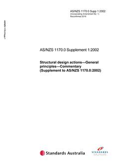 AS/NZS 1170.0 SUPP 1 PDF