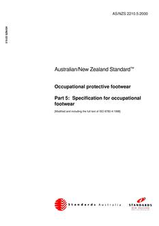 AS/NZS 2210.5:2000 PDF