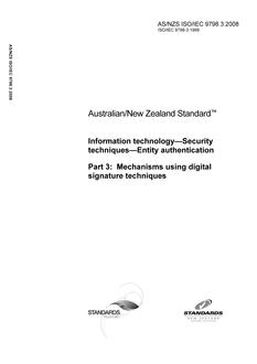 AS/NZS ISO/IEC 9798.3 PDF