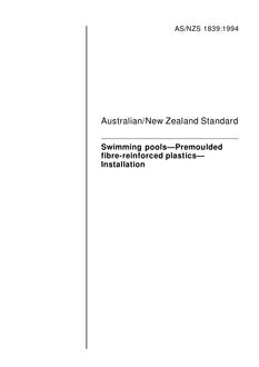 AS/NZS 1839:1994 PDF