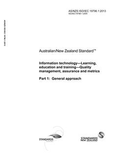 AS/NZS ISO/IEC 19796.1 PDF