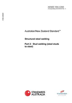 AS/NZS 1554.2:2003 PDF