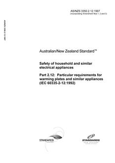 AS/NZS 3350.2.12:1997 PDF