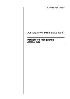 AS/NZS 4353 PDF