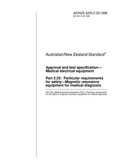 AS/NZS 3200.2.33:1996 PDF