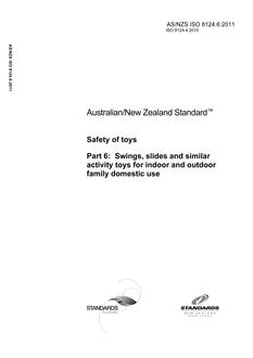 AS/NZS ISO 8124.6:2011 PDF