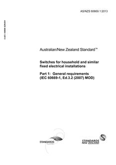 AS/NZS 60669.1:2013 PDF