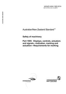 AS/NZS 4024.1905 PDF