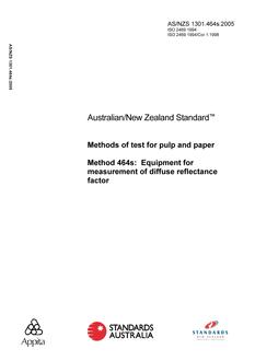 AS/NZS 1301.464S:2005 PDF