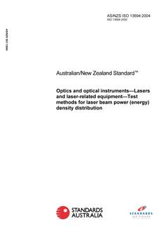 AS/NZS ISO 13694 PDF