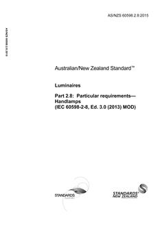 AS/NZS 60598.2.8 PDF