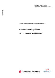 AS/NZS 1841.1:1997 PDF