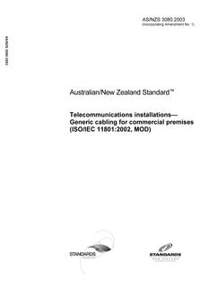 AS/NZS 3080:2003 PDF