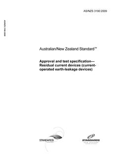 AS/NZS 3190:2009 PDF