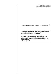 AS/NZS 4088.1 PDF