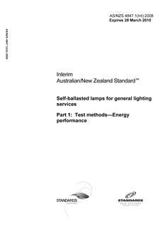 AS/NZS 4847.1(INT):2008 PDF