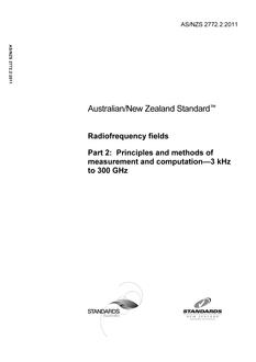 AS/NZS 2772.2:2011 PDF