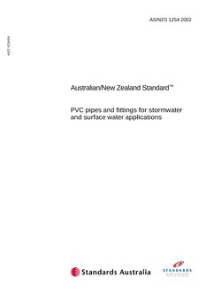 AS/NZS 1254:2002 PDF