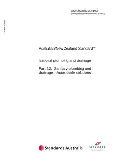 AS/NZS 3500.2.2:1996 PDF