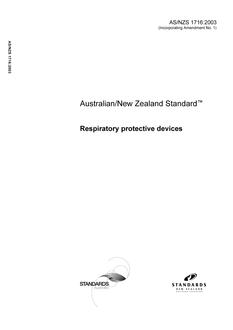 AS/NZS 1716:2003 PDF