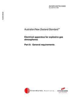 AS/NZS 60079.0:2000 PDF