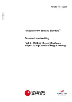 AS/NZS 1554.5:2004 PDF