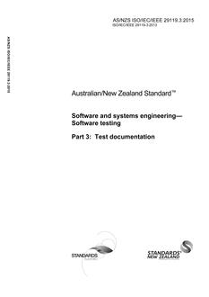 AS/NZS ISO/IEC/IEEE 29119.3:2015 PDF