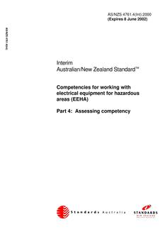 AS/NZS 4761.4(INT):2000 PDF