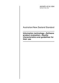 AS/NZS 4216:1994 PDF