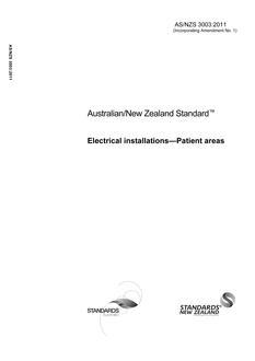 AS/NZS 3003:2011 PDF