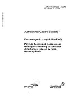 AS/NZS IEC 61000.4.6:2013 PDF