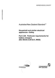 AS/NZS 60335.2.29 PDF