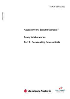 AS/NZS 2243.9:2003 PDF