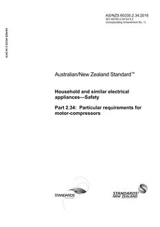 AS/NZS 60335.2.34:2016 PDF