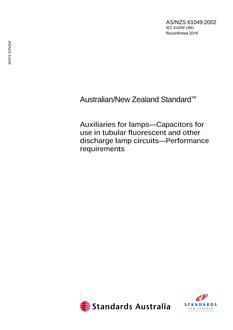 AS/NZS 61049 PDF