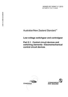 AS/NZS IEC 60947.5.1 PDF