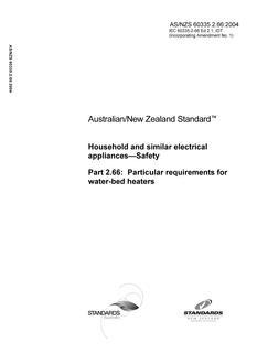 AS/NZS 60335.2.66:2004 PDF