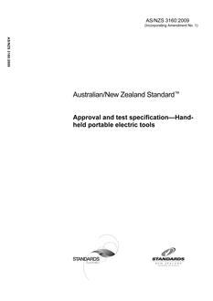 AS/NZS 3160 PDF