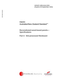 AS/NZS 1859.4(INT):2001 PDF