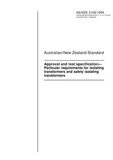 AS/NZS 3108:1994 PDF